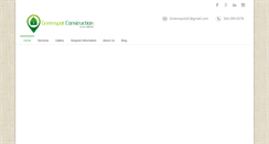 Desktop Screenshot of greenspot-construction.com